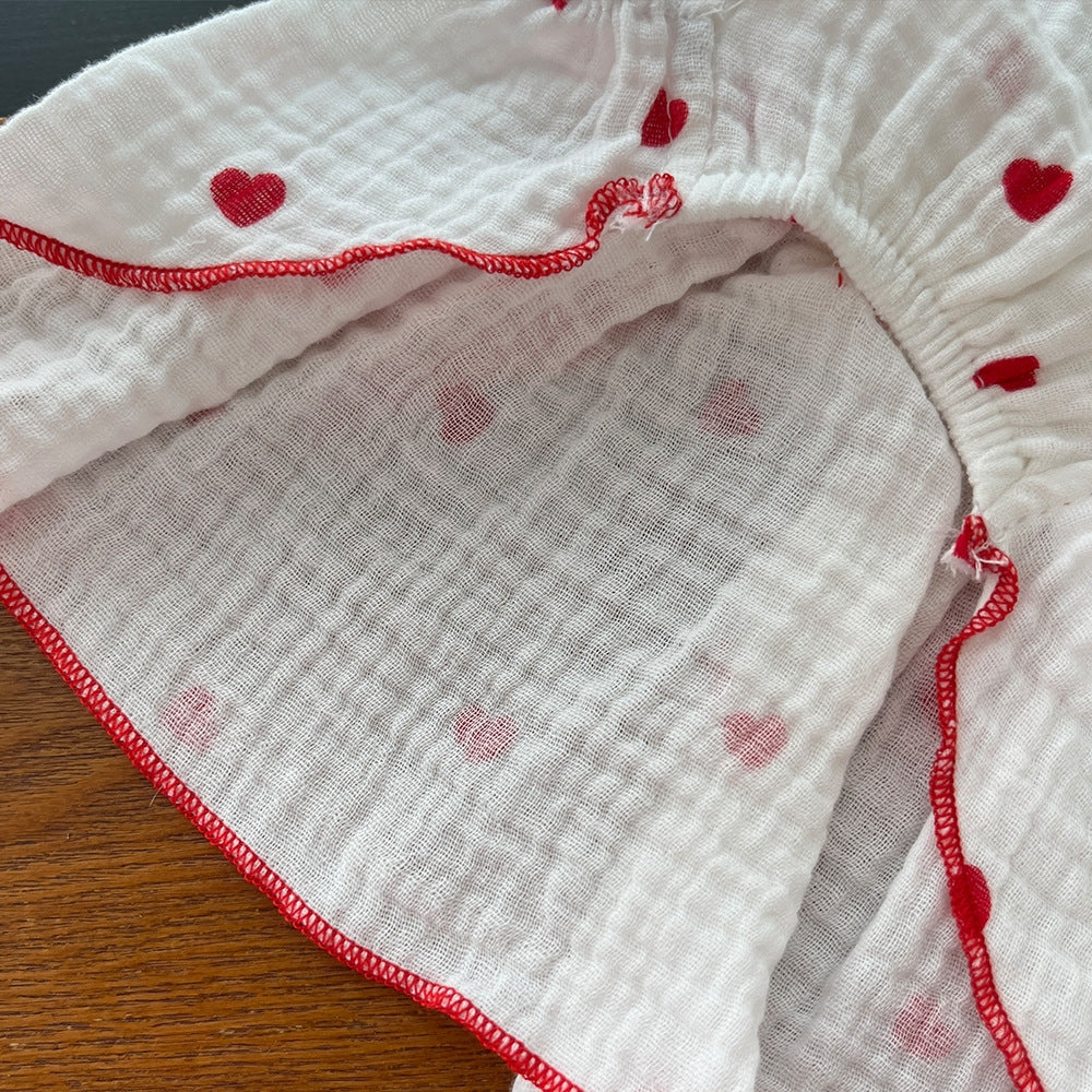 Personalisiertes Blumenkleid mit Schleife für Haustiere | inCloth38