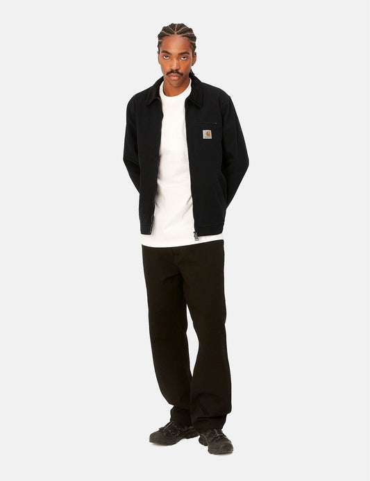 Veste Detroit (Heavy Stone Wash) - Noir/Noir