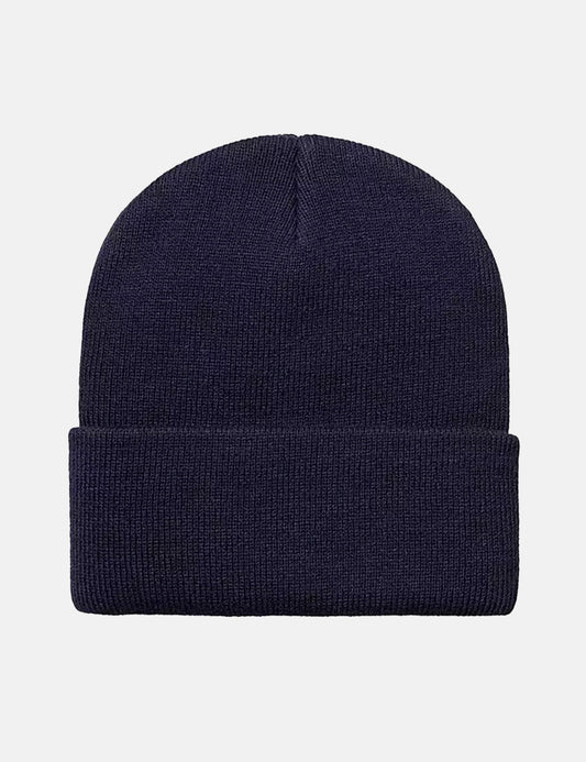 Bonnet court en tricot - Cassis Bleu