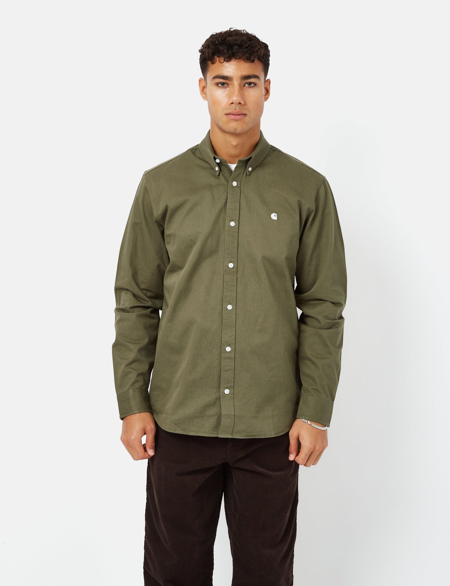 Chemise Madison - Vert Algue/Cire