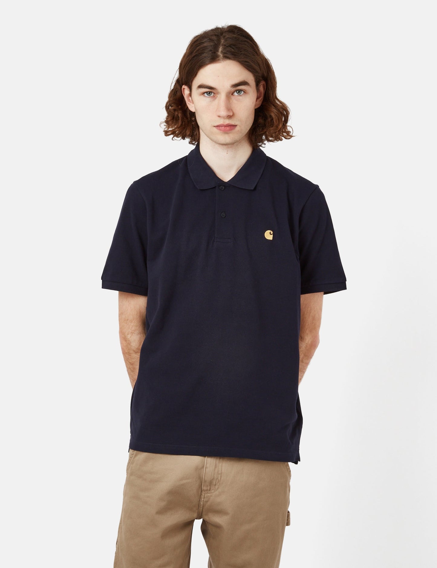 Pikee-Poloshirt Chase – Weiß