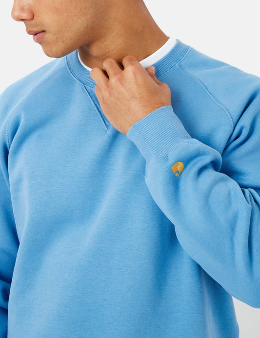 Chase-Sweatshirt – Piscine Blue