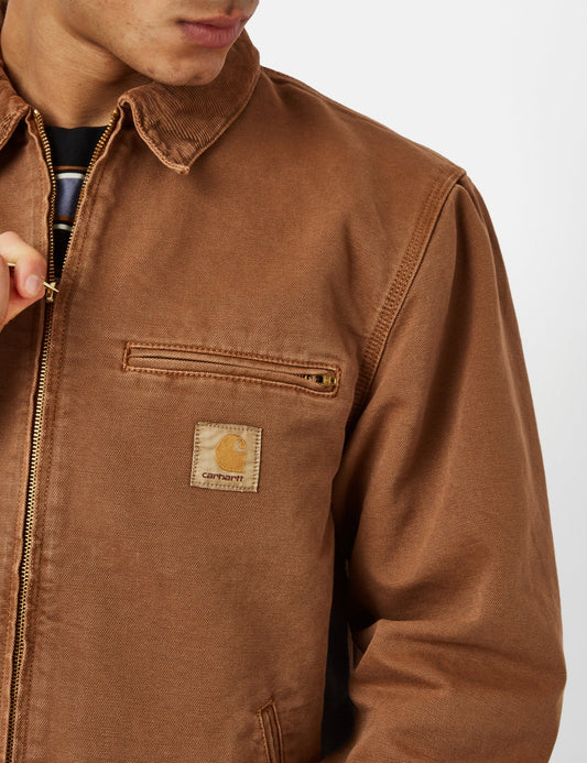 Veste Detroit (biologique) - Marron Faded Tamarind