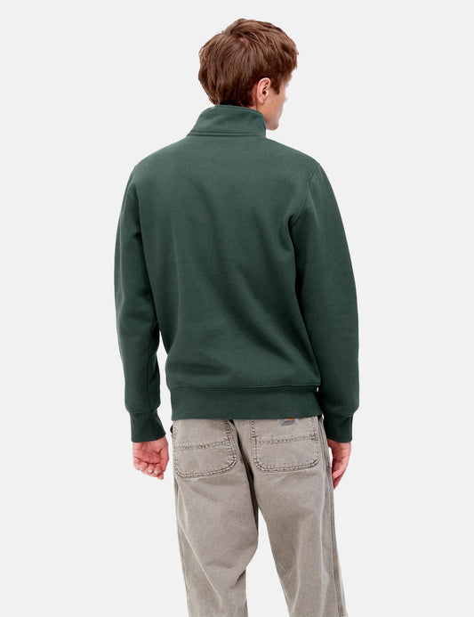 Chase Neck Zip Sweatshirt – Juniper Green