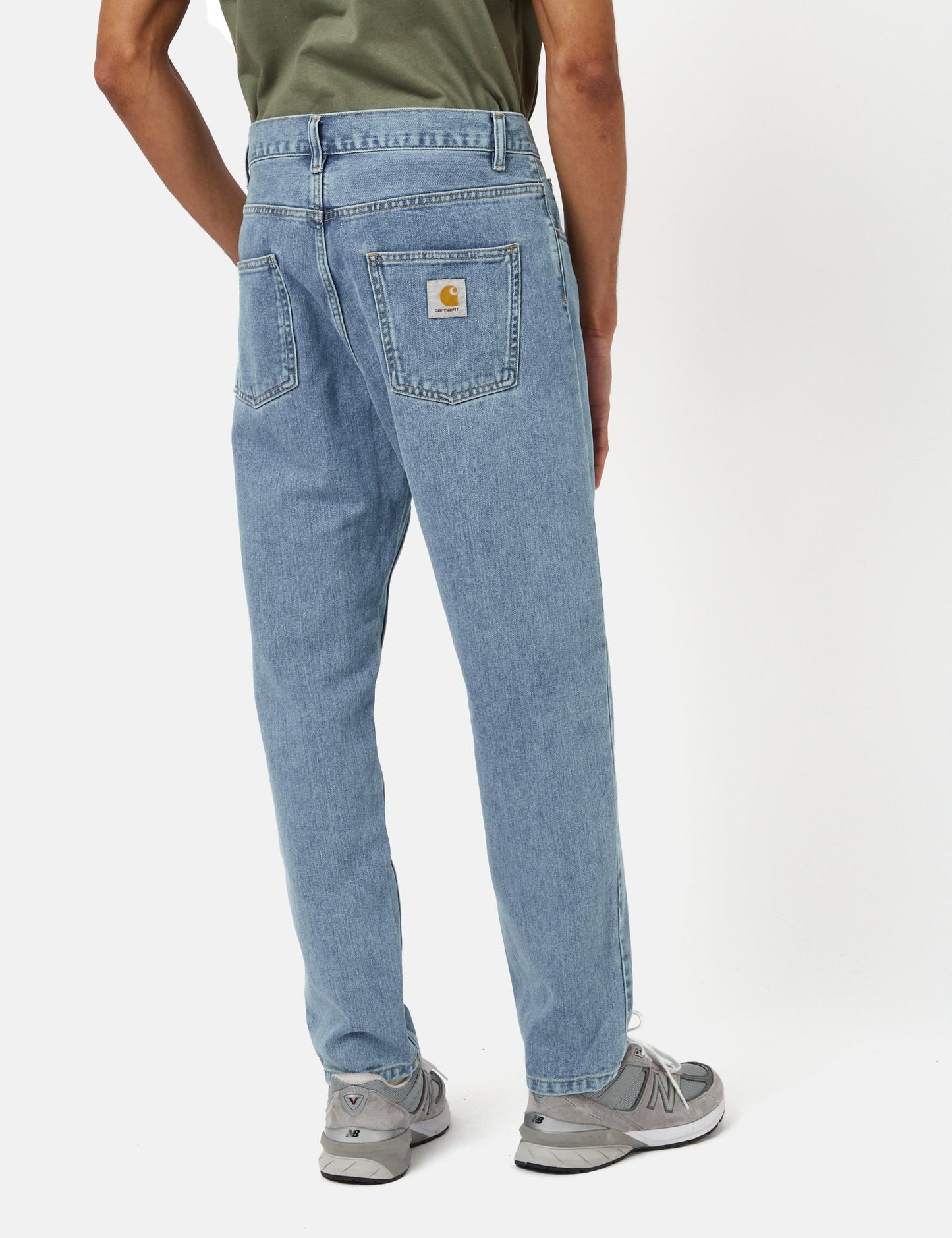 Newel Pant (Relaxed, Stone Bleached) – Blau