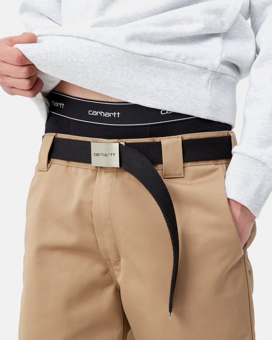 Caleçon Boxer en Coton - Noir/Noir