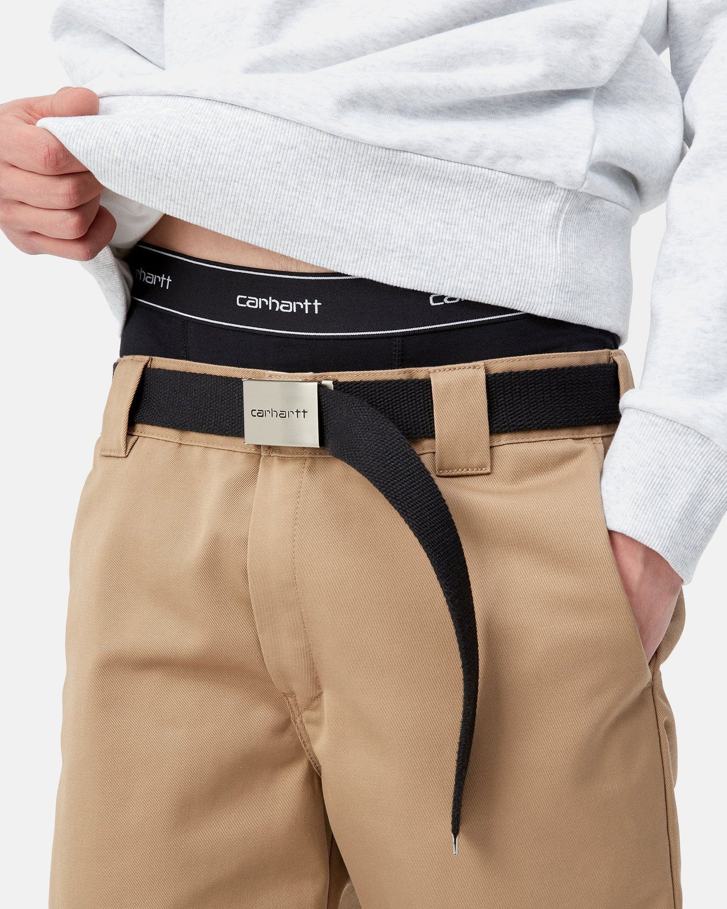 Baumwoll-Boxershorts (Doppelpack) – Schwarz/Schwarz
