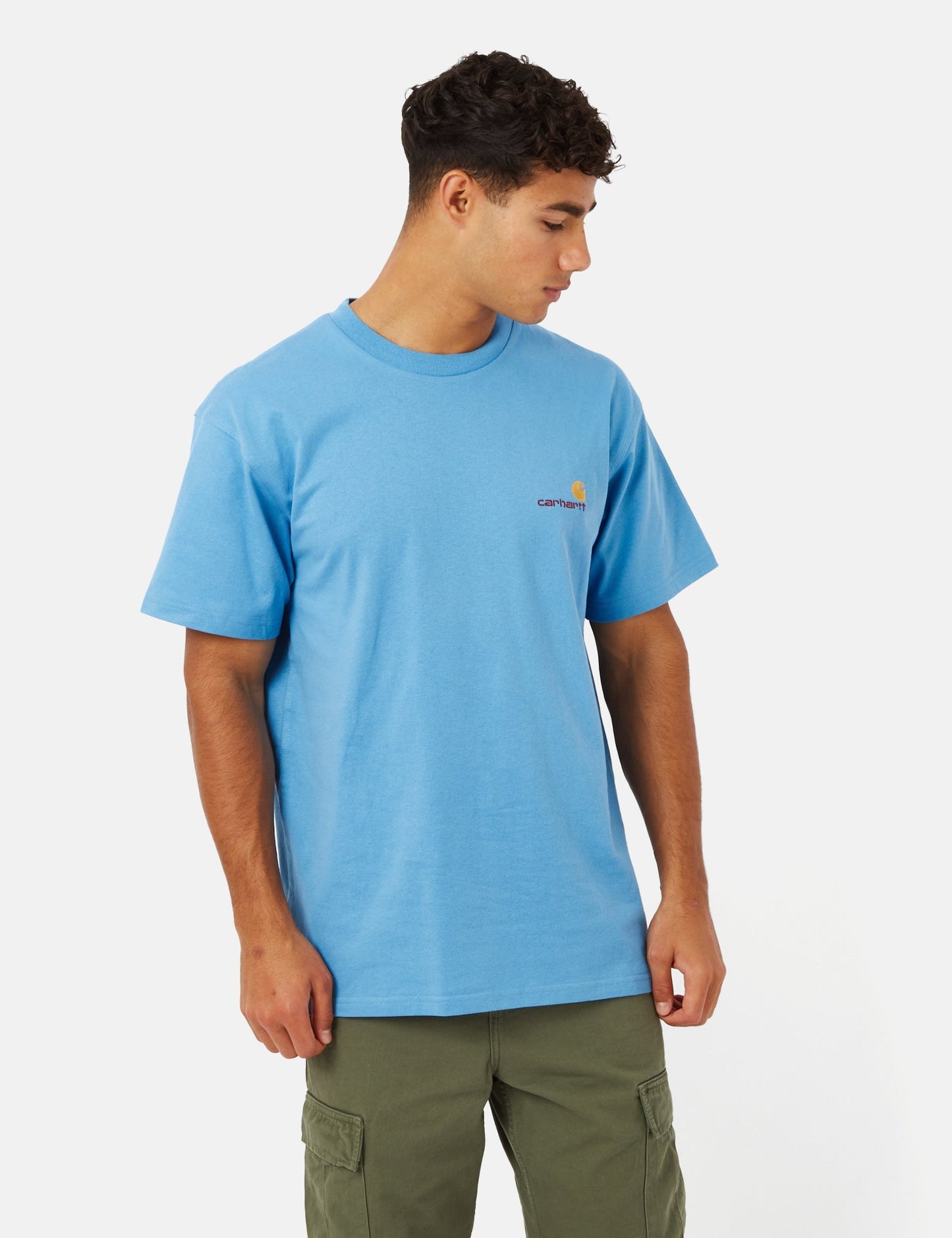 T-Shirt „American Script“ (Bio) – Botanic Green