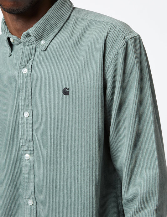 Chemise Madison (Fine Coton) - Bleu canard