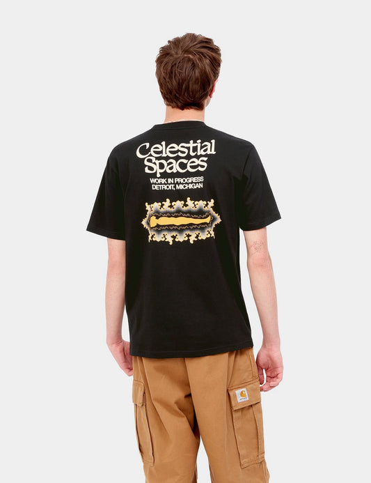 T-shirt Espaces - Noir