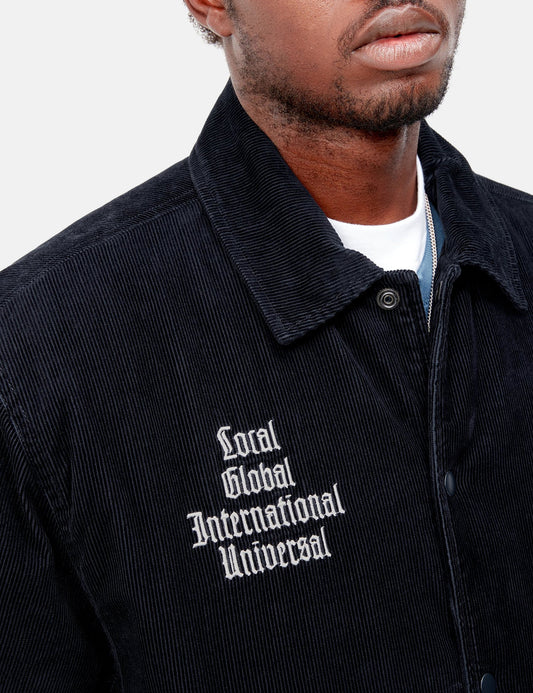 Veste teddy - Bleu marine foncé/Wax