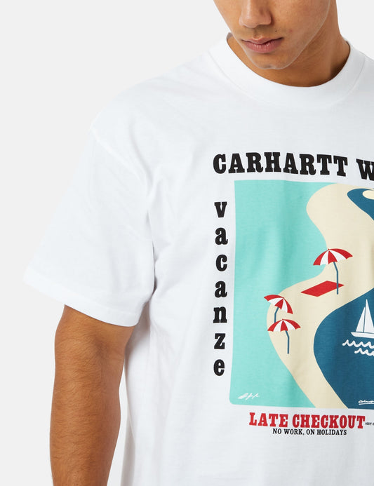 T-shirt Vacanze (biologique) - Blanc