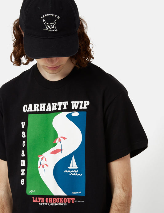 T-Shirt Vacanze (Bio) - Noir