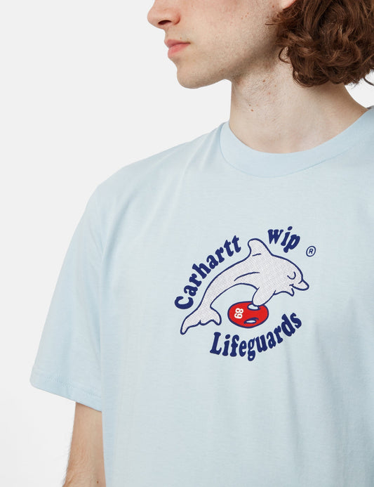 T-shirt Maître Nageur (Bio) - Bleu Icare