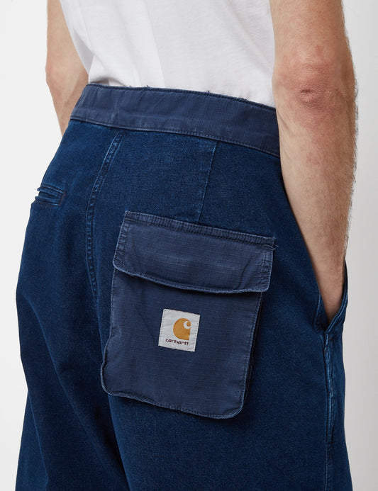 Pantalon Alma (coupe décontractée) - Bleu délavé