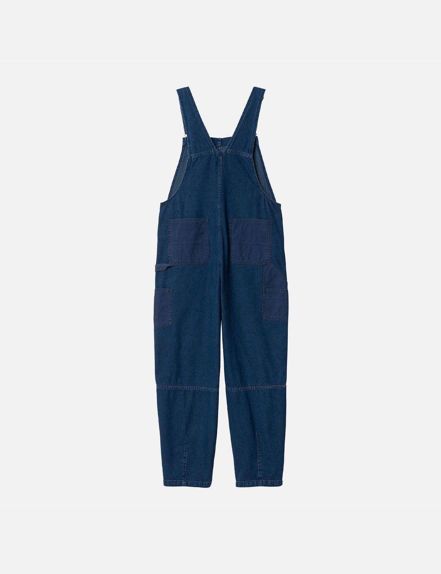 Alma Latzhose aus Denim für Damen (locker geschnitten) – Blue Stone Washed