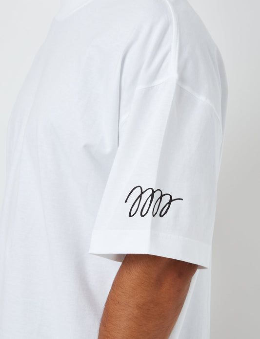 T-shirt Signature (biologique) - Blanc