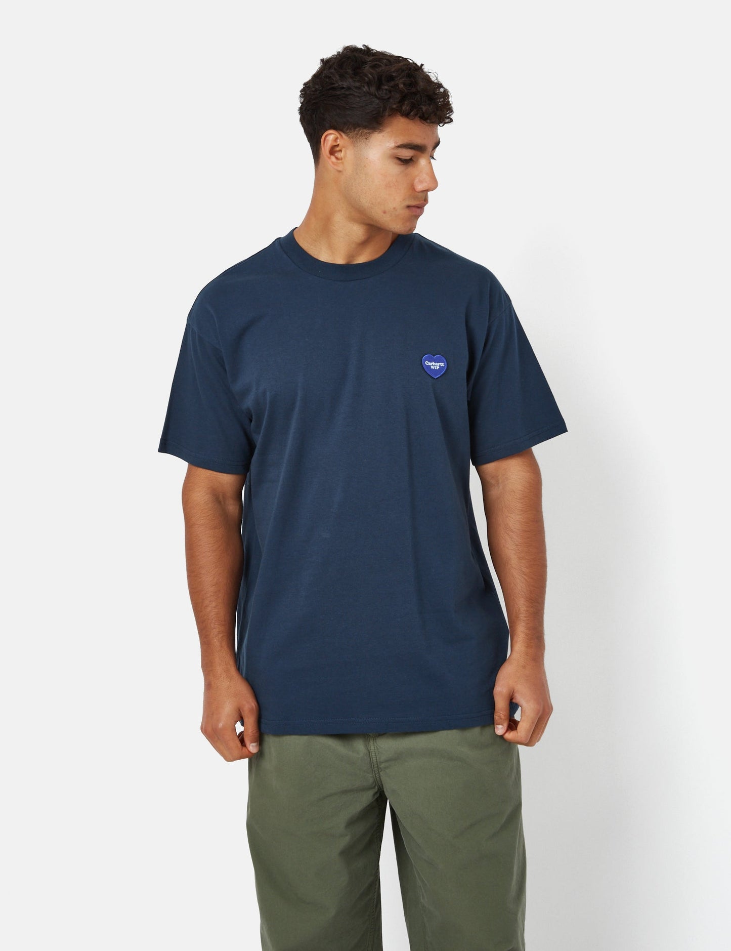 T-Shirt mit Doppelherz (Bio) – Weiß