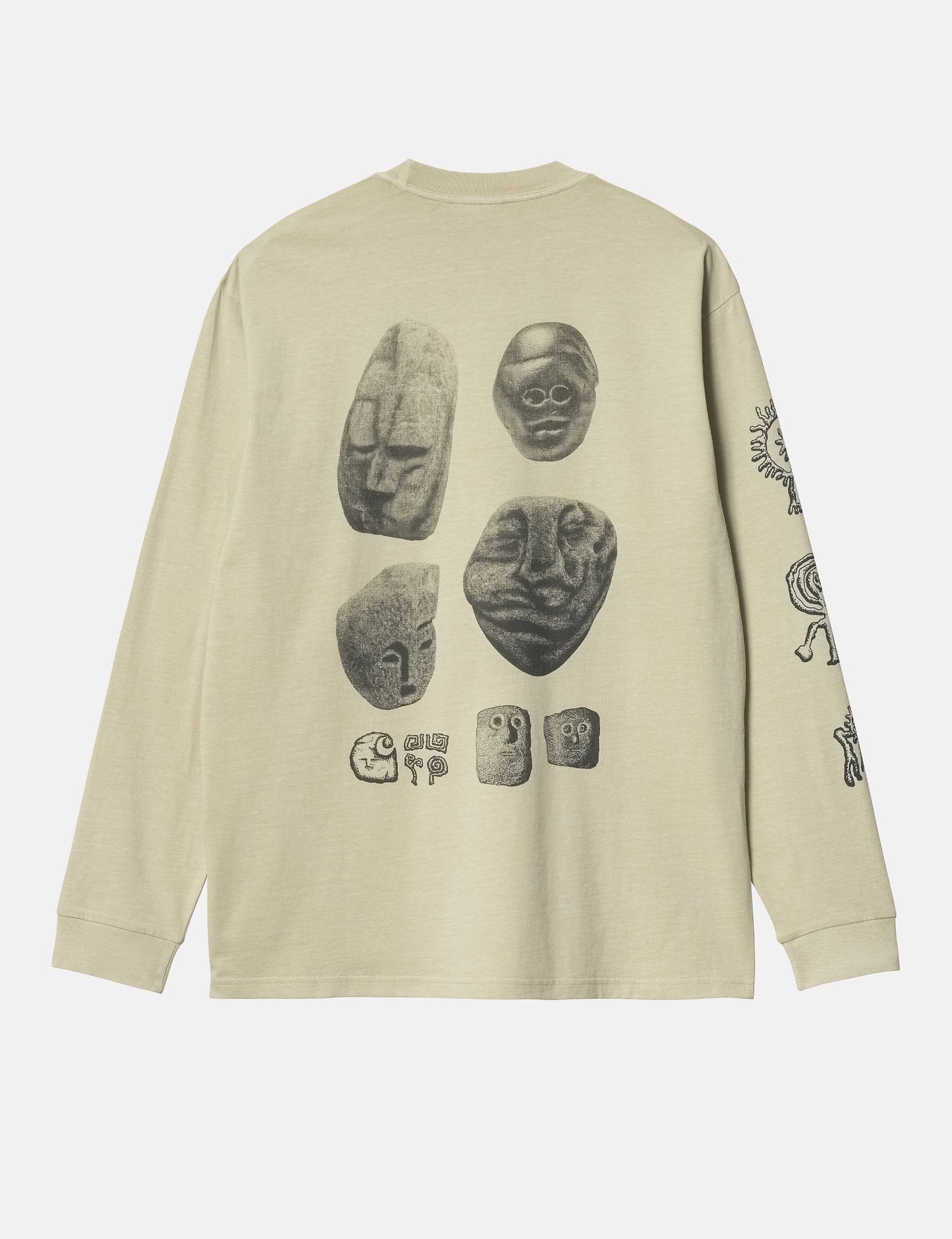 L/S Mimetolith T-Shirt (Loose) – Beryl Beige/Flint