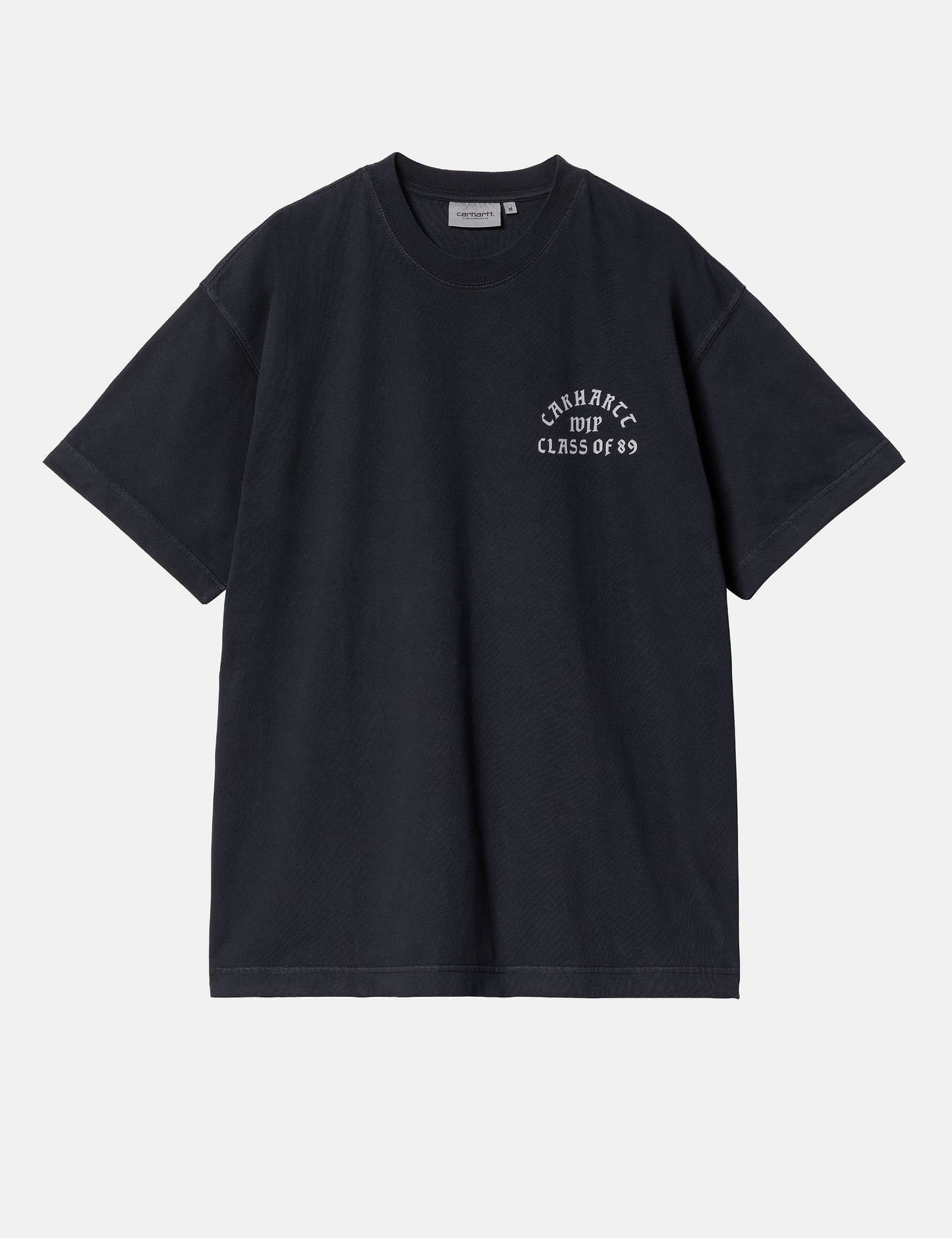 T-Shirt S/S Klasse von 89 (locker geschnitten) – Dunkelblau/Weiß