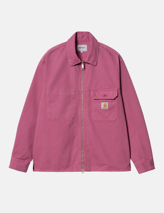 Surchemise Rainer - Rose Magenta Teint en Pièce