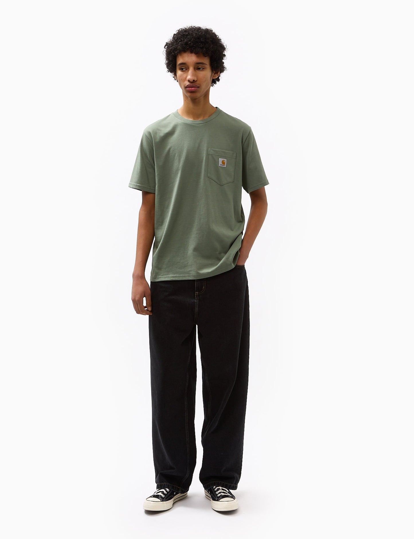 Brandon Pant – Black Stone Washed