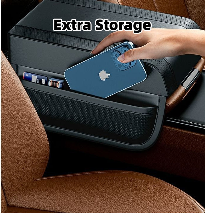 🔥Vente flash🔥Coussin rehausseur d'accoudoir de voiture (version rangement)