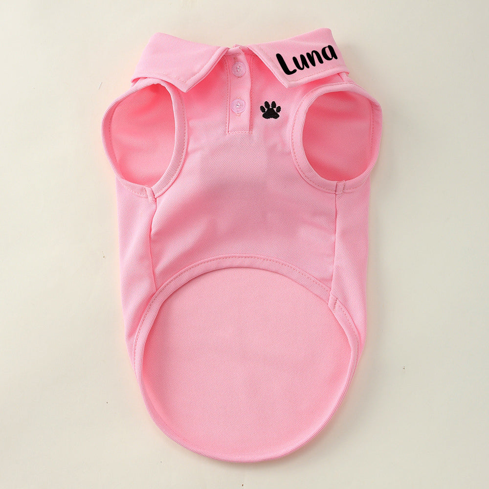 Personalisiertes Haustier-Polohemd mit Namen | inCloth16