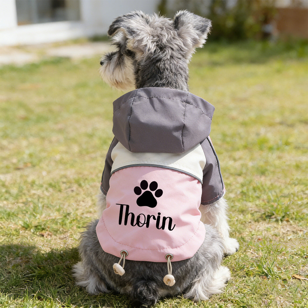 Veste imperméable personnalisée pour animal de compagnie | inCloth54
