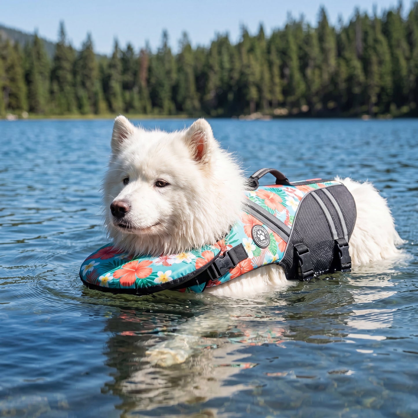 Gilet de sauvetage pour chien avec appui-tête intégré Floatyy