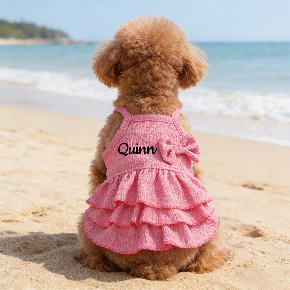 Personalisiertes besticktes Namens-Haustierkleid Prinzessin | inCloth41