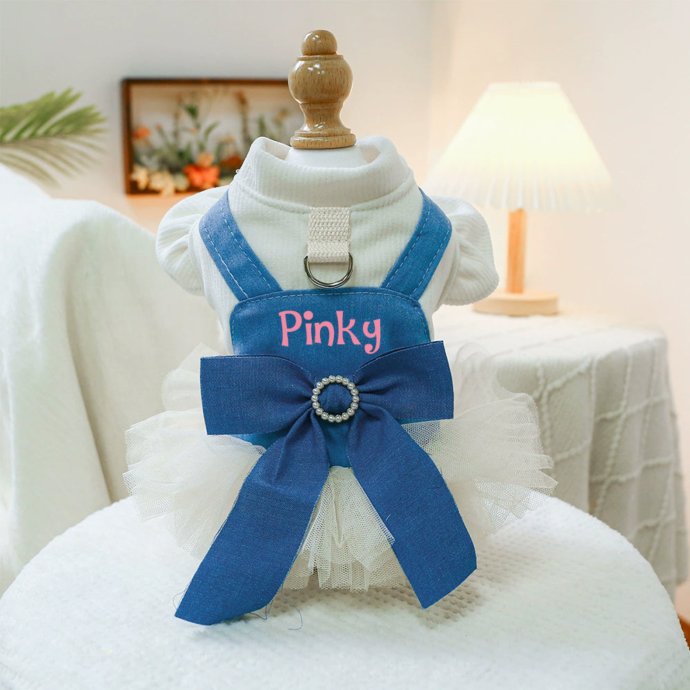 Personalisierter Haustier-Jeans-Overall | inCloth18