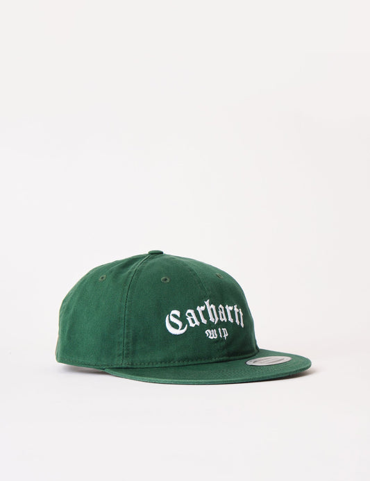 Casquette 6 panneaux Onyx - Vert cerfeuil/Blanc