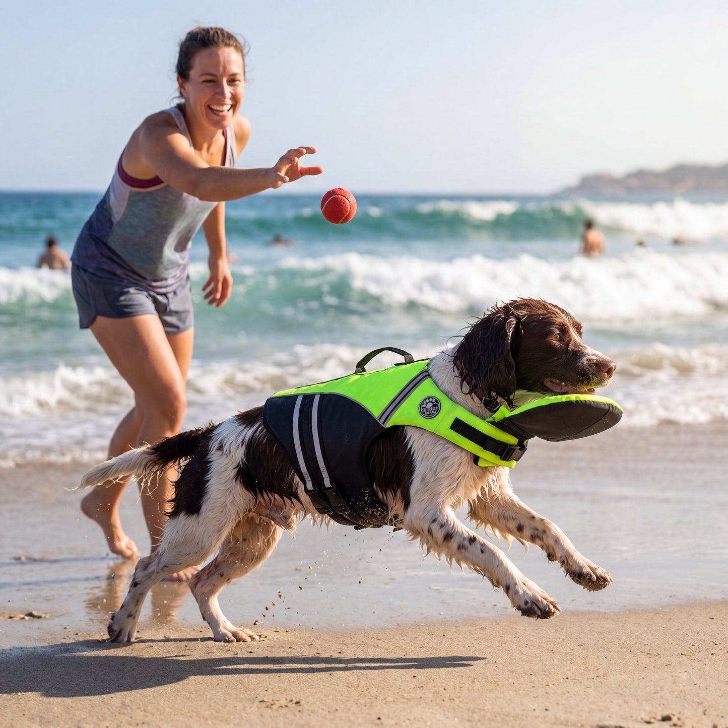 Gilet de sauvetage pour chien avec appui-tête intégré Floatyy