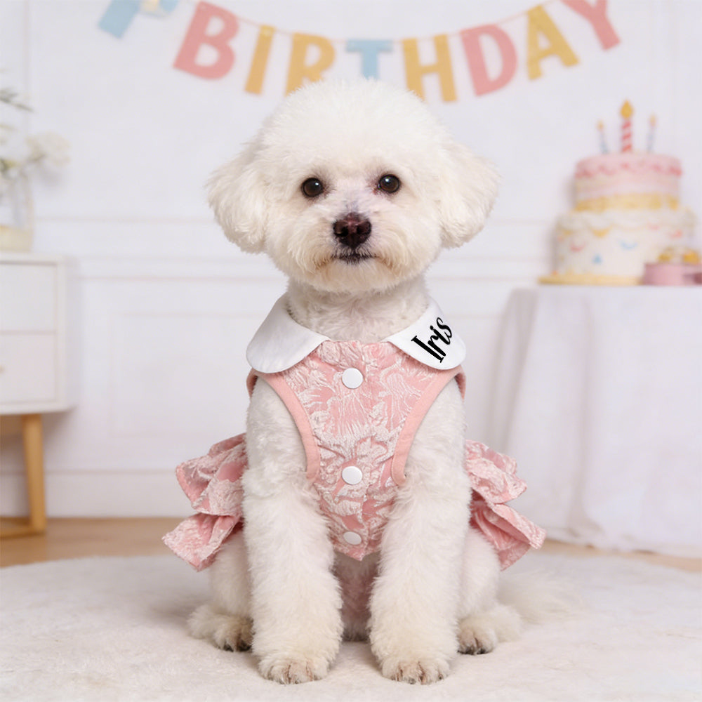Robe de princesse personnalisée pour animaux de compagnie | inCloth73