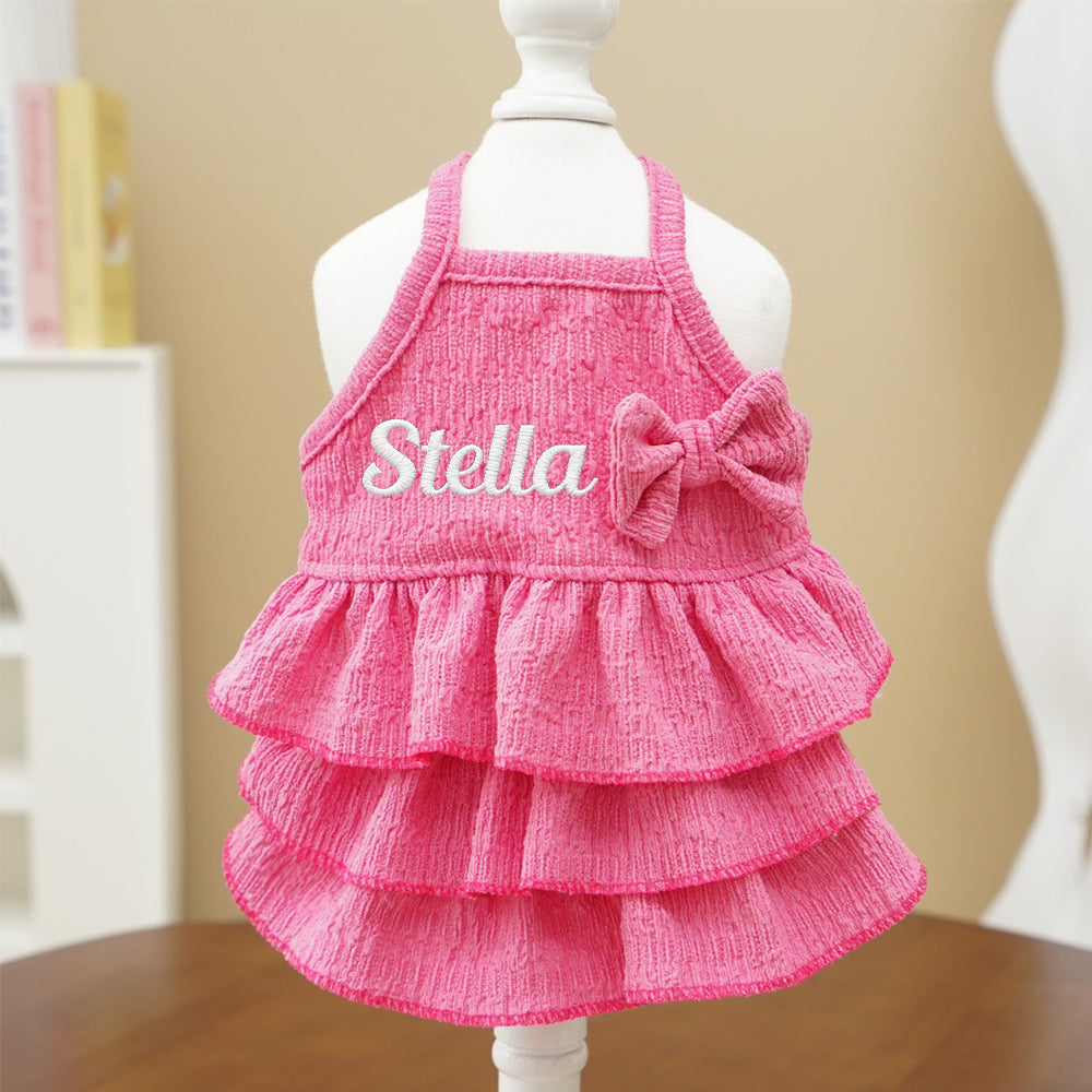 Personalisiertes besticktes Namens-Haustierkleid Prinzessin | inCloth41