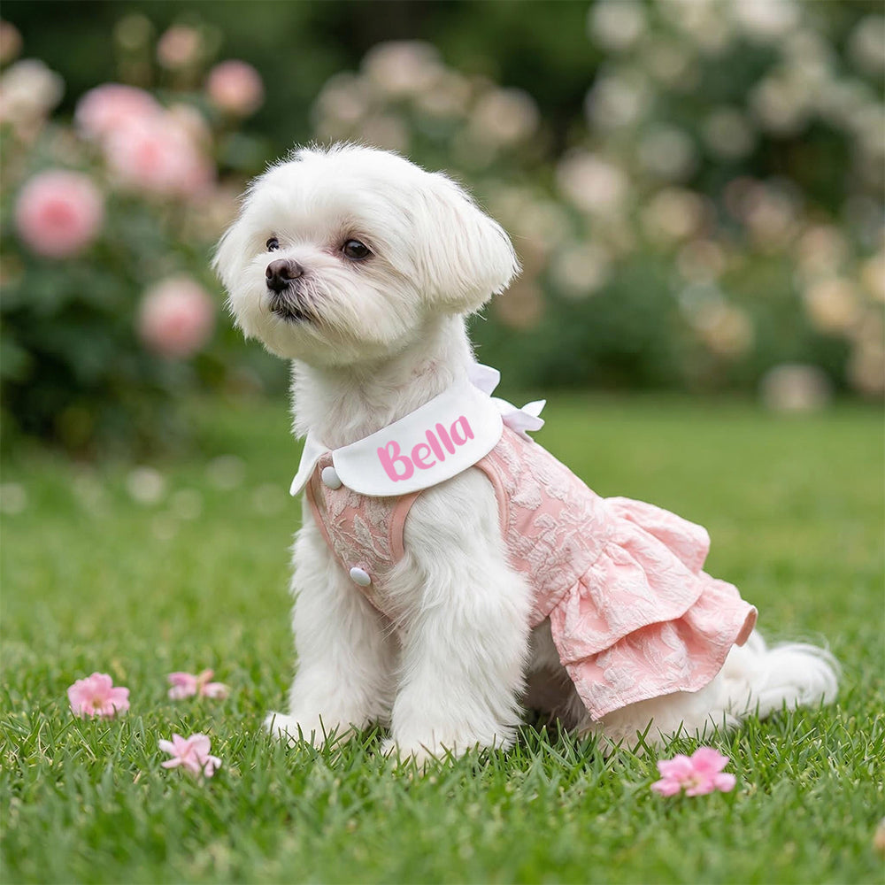 Robe de princesse personnalisée pour animaux de compagnie | inCloth73