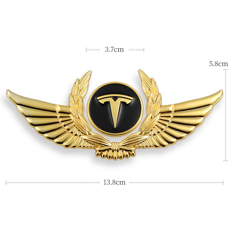 3D-Auto-Goldkarosserieaufkleber zum Blockieren von Kratzern, dekorative Aufkleber, Flügel, Seitenetikett, Auto-Logo-Aufkleber