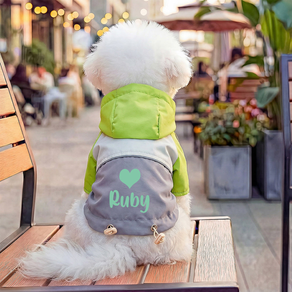 Veste imperméable personnalisée pour animal de compagnie | inCloth54