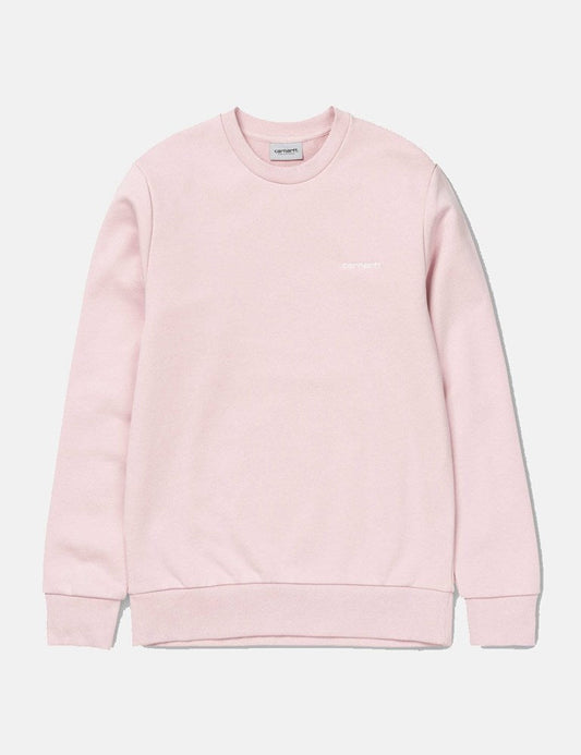 Sweat-shirt brodé – Rose poudré
