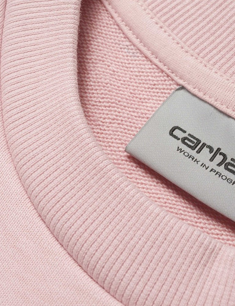 Stick-Sweatshirt mit Schriftzug – Sandy Rose