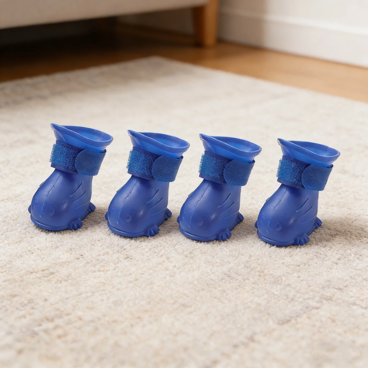 Bottes imperméables en caoutchouc pour chien avec semelle antidérapante | inAccs19