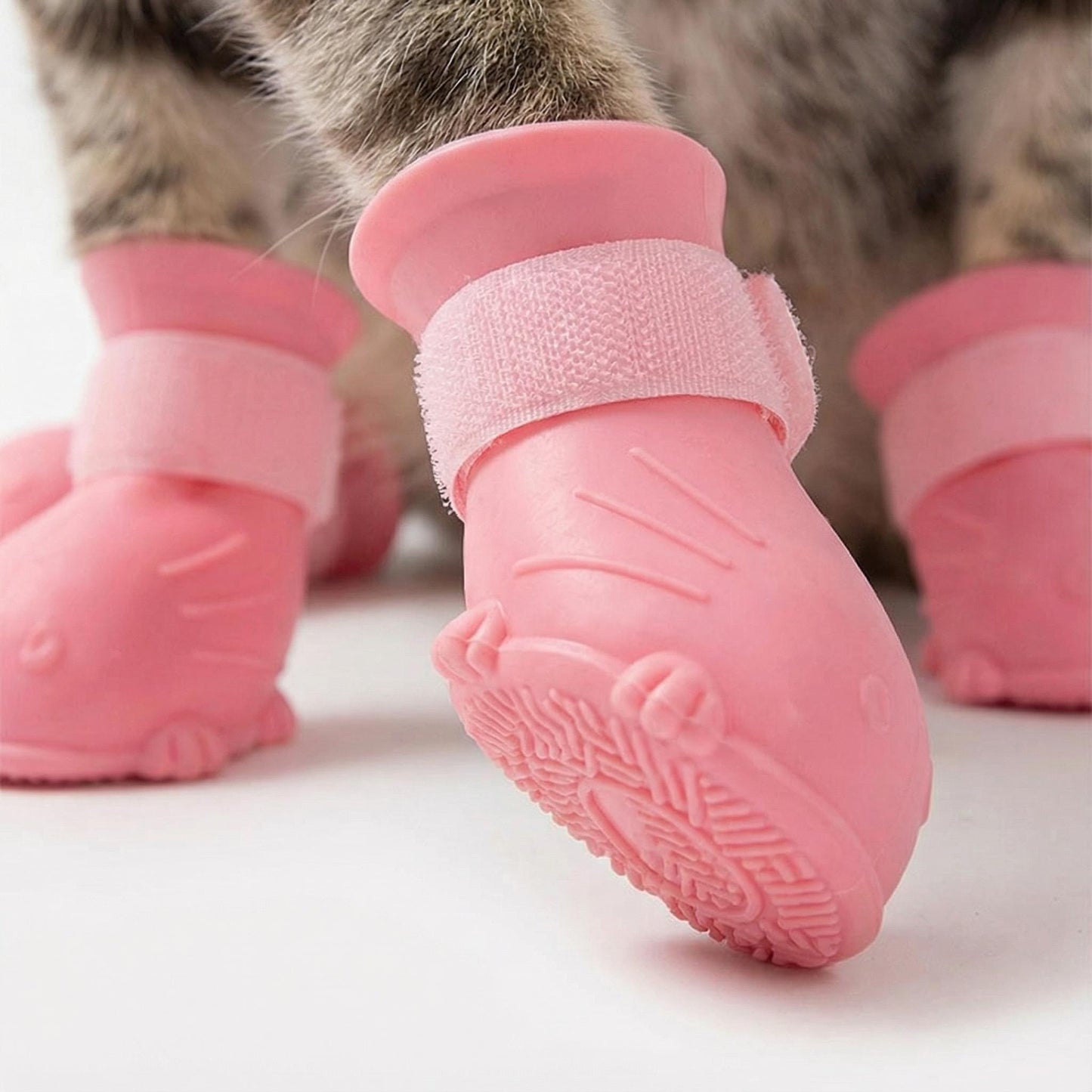 Bottes imperméables en caoutchouc pour chien avec semelle antidérapante | inAccs19