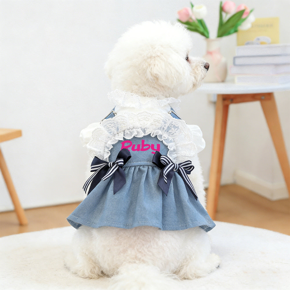 Personalisierter Haustier-Jeans-Overall | inCloth18