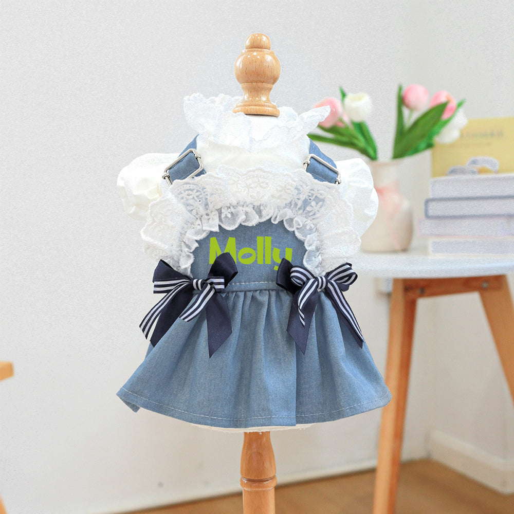 Personalisierter Haustier-Jeans-Overall | inCloth18