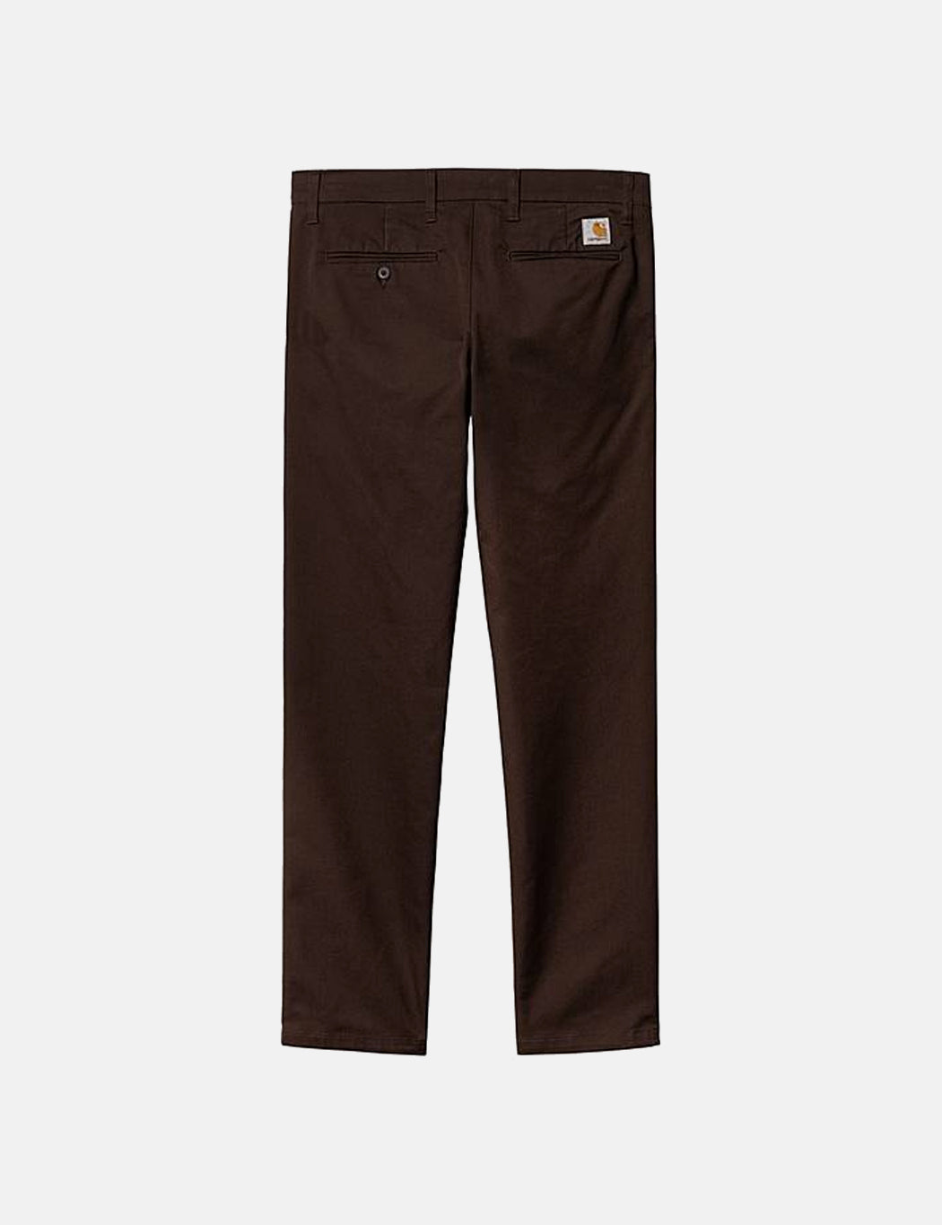 Pantalon Chino Sid (coupe ajustée) - Brun terre d'ombre foncé