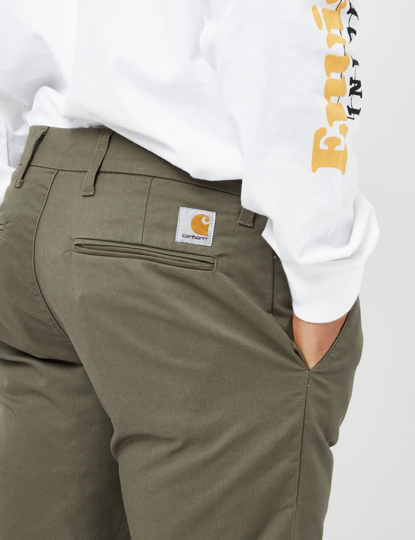 Pantalon Sid (coupe slim) - Vert Algue