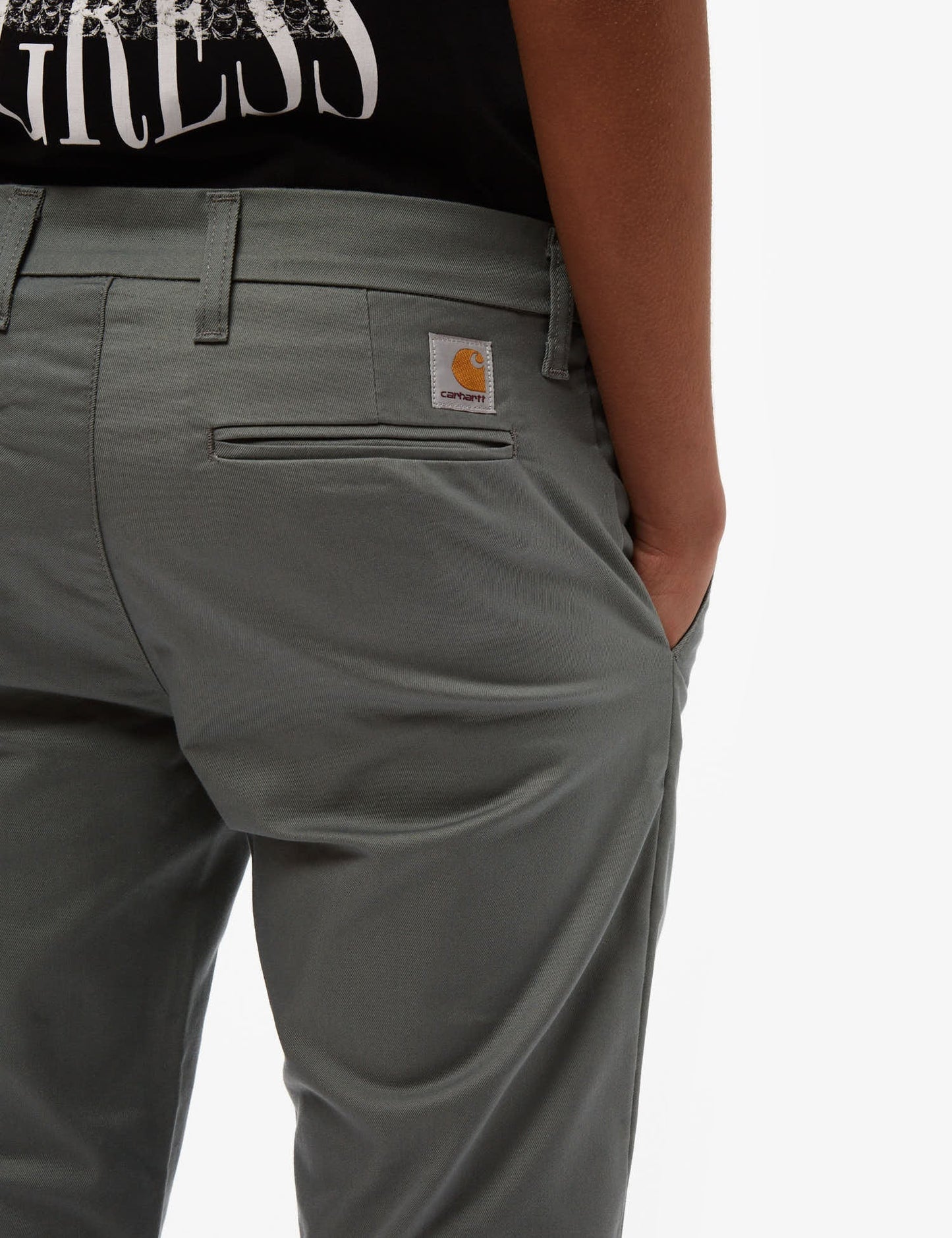Pantalon Sid (Slim) - Vert Fumé