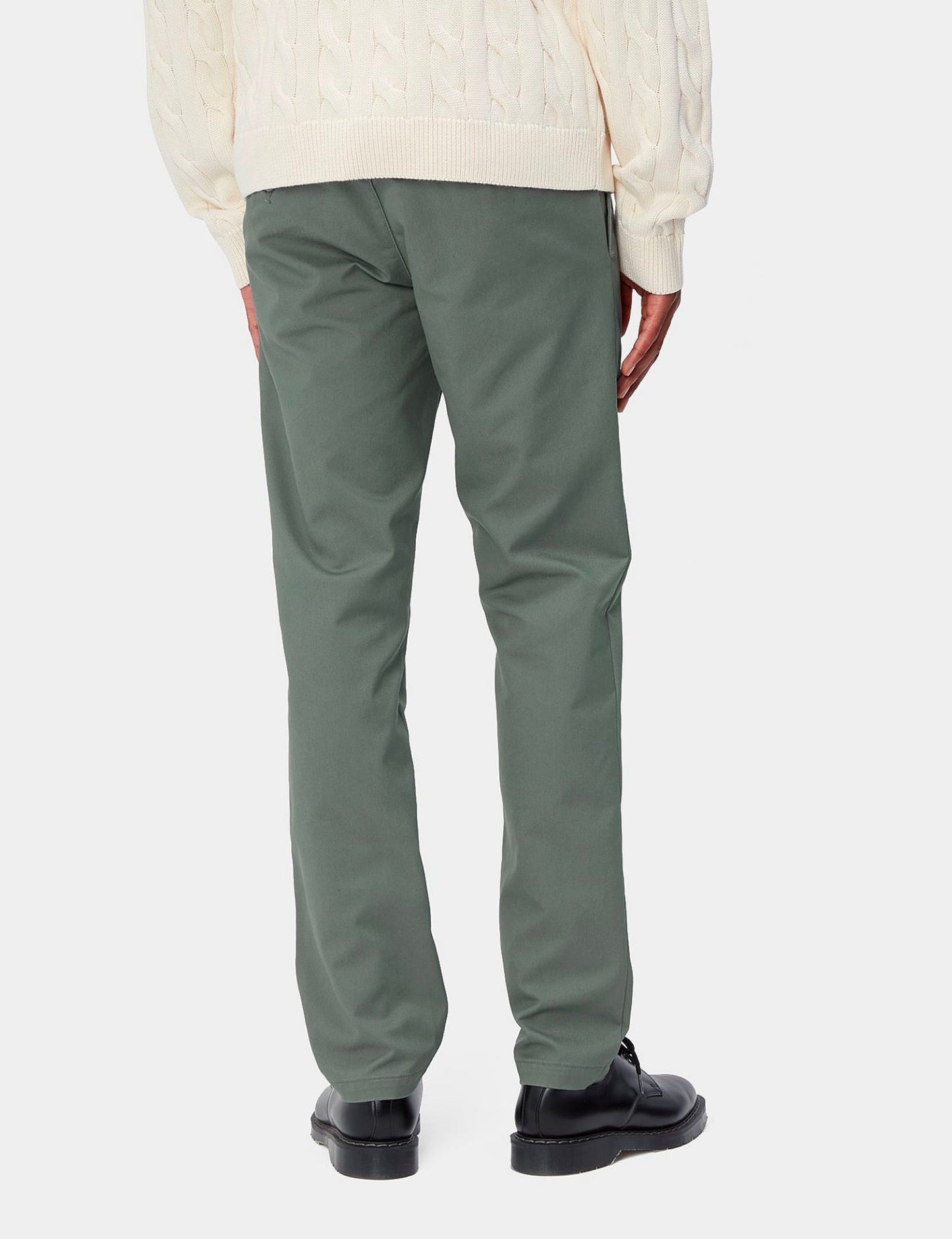 Sid Pant Chino Hose - Park Green Rinsed