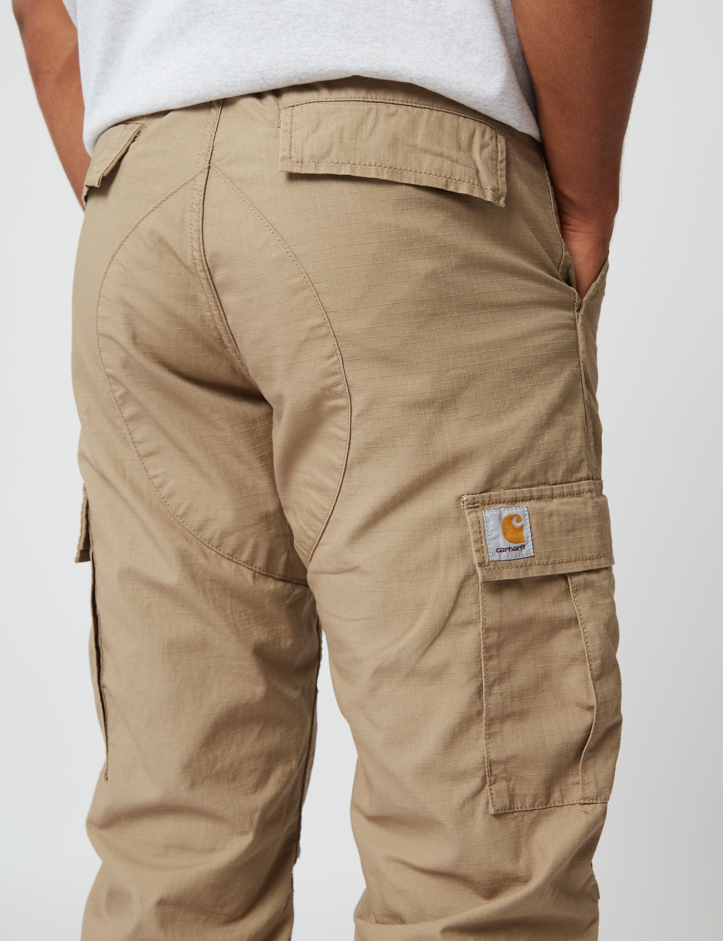 Pantalon Aviation (Ripstop) - Cuir Kaki Rincé